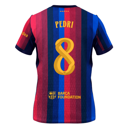 Barcelona Hjemmedrakt 2026/27 – PEDRI #8 – UCL