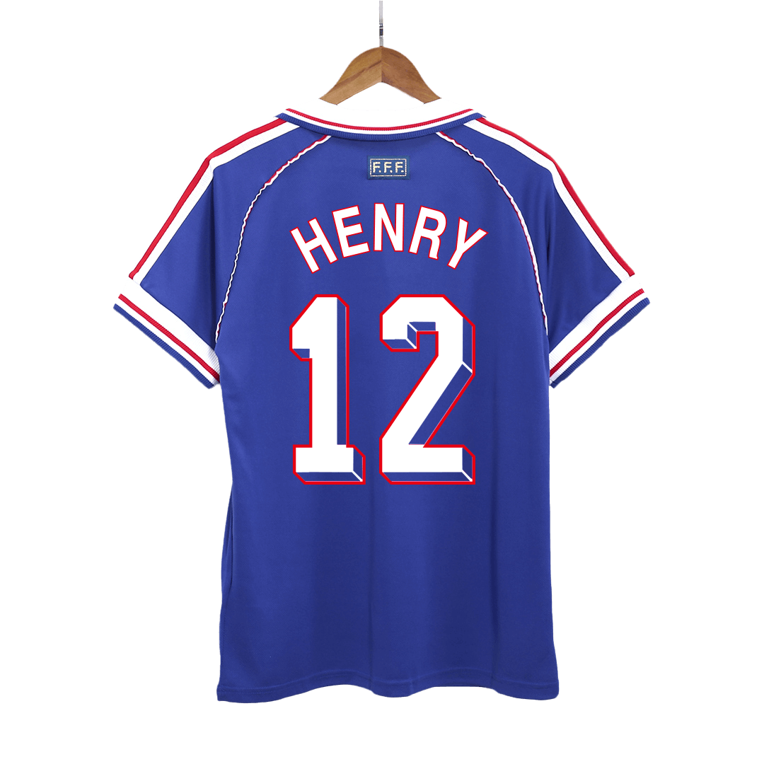 Frankrike Retro Hjemmedrakt VM 1998 – HENRY #12