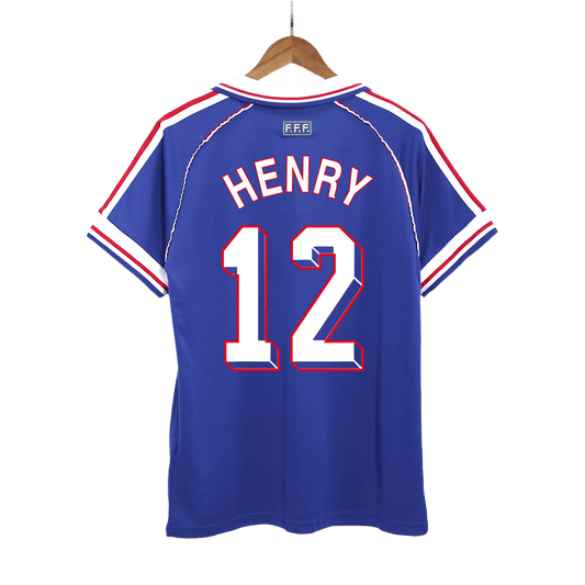 Frankrike Retro Hjemmedrakt VM 1998 – HENRY #12