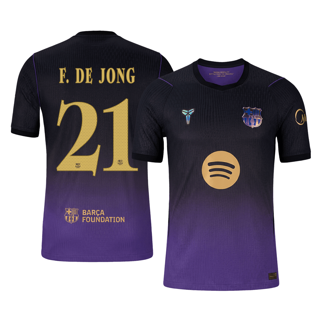 Barcelona Bortedrakt 2026/27 – F. DE JONG #21 – UCL (Spillerversjon)