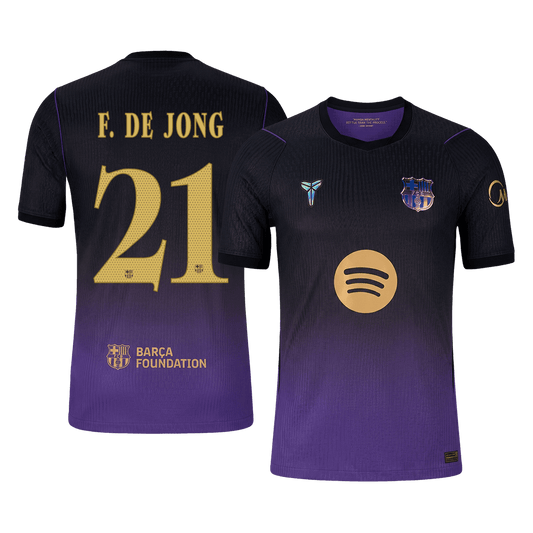 Barcelona Bortedrakt 2026/27 – F. DE JONG #21 – UCL (Spillerversjon)