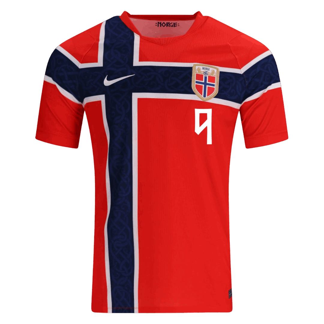 Norge Hjemmedrakt VM 2026 – BRAUT HAALAND #9 – bilde 2